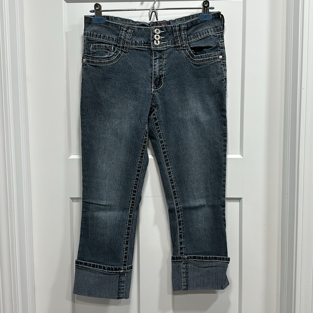 Vintage Angels Cropped Cuffed Jeans Size 8